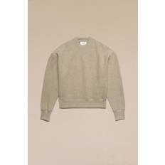 Polyamide - Unisex Sweaters Ami Paris Taupe Crewneck Sweatshirt