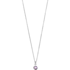 Lilla Halskæder Spirit Icons Sky Necklace - Silver/Amethyst