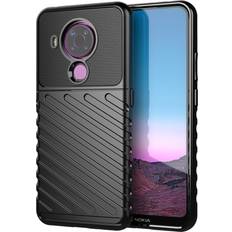 MAULUND Nokia 5.4 Twill Plastik Cover Thunder Series Sort
