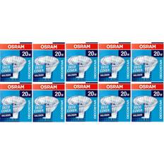 Osram Pack of 10 Decostar 51S Halogen Lamp 12 V 20 W GU 5.3 36°