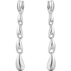 Georg Jensen Sieraden Georg Jensen Reflect Long Øreringe Sølv