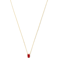 Baguette Halsband Guld Dam
