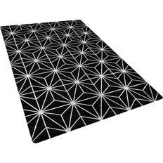 Carpets & Rugs Beliani Viscose Area Rug Black