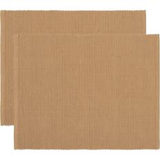 Linen Place Mats Linum Uni 2-pack Camel Place Mat Brown (48.26x)