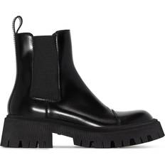 Balenciaga Chelsea Boots Balenciaga Tractor Chelsea boots men Leather/Leather/Rubber Black