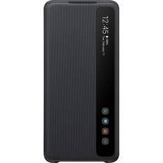 Samsung S-View Flip Cover Case for Galaxy S20 5G Smartphones Black