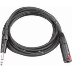 Klotz jack stereo/jackkontakt stereo neutral 6m