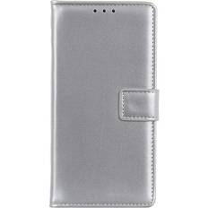 MAULUND Motorola Moto E7 Power E7I Power Leather Wallet Case Silver