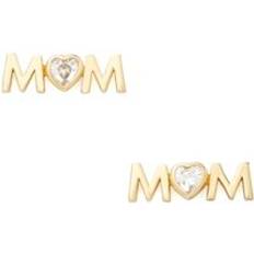 Earrings Kate Spade Gold Crystal Mum Heart Earrings Gold