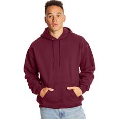 Hanes Sweaters Hanes Ultimate Men's Hoodie, Heavyweight Cotton Maroon