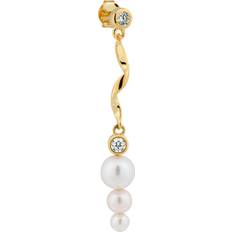 The Earring Shop The Earring Shop Twirl Pearl Stud Dam Stiftörhängen ONE