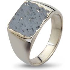 Smykker ByBirdie Ring Herrering med hamret top -50110190f
