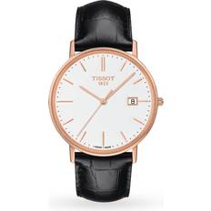 Gold - Men Wrist Watches Tissot T9224107601100 Goldrun 18K Rose Gold White