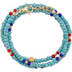 Glass - Men Bracelets LinYooLi Nialaya Jewelry Mykonos bracelet men glass/Gemstone Blue