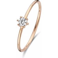 Ringen Isabel Bernard La Concorde Abelle 14 Karaat Roségouden Ring -