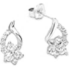 Amor 925 Sterling Silver Women Zirconia Synth - Silver