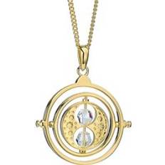 Official Harry Potter Sterling Silver Gold Plated Time Turner Embellished Necklace