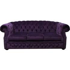 Purple Sofas Purple Chesterfield 3 Velluto Sofa