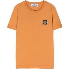 Stone Island Boys Tops Children's Clothing Stone Island Stone Island Junior Compass-patch cotton T-shirt kids Cotton yrs Orange