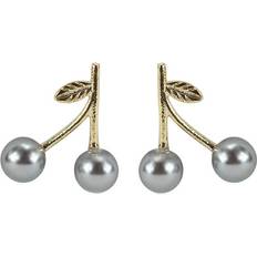 Everneed Cherry earrings grey/gold U