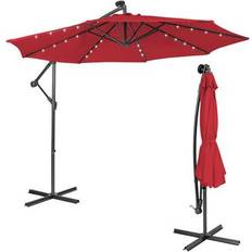 Wine LED Cantilever Parasol 3m 172 x 33 x 15 cm