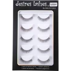 Cosmetics Desires Lashes Multipack 5 Pairs - 01 Monday