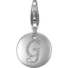 Esprit Charms & Anhänger Esprit Charm 925 Silber letter Zirkonia