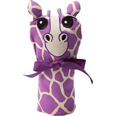 Purple Baby Nests & Blankets Sozo Giraffe Swaddle Blanket & Cap Set