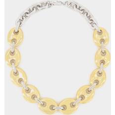 Rabanne X Eight Neck Necklace Gold/Silver Metal gold