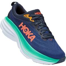 Hoka One One Bondi Wide Womens Shoes 9.5, Color: Outer Space/Bellwether Blue