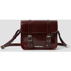 Burgundy 7 Inch Vegan Crossbody Bag - Cherry Red Oxford Ru