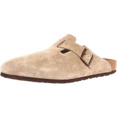 Birkenstock Boston Suède Sandalen - Beige