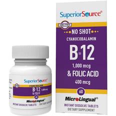 Folic acid Superior Source No Shot B12/Folic Acid 60 st