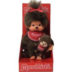 Monchhichi Legetøj Monchhichi Pige Med Baby 20 cm