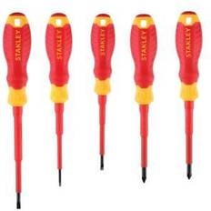 Set Pan Head Screwdrivers Stanley STA065556 VDE Pan Head Screwdriver