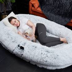 Ezysleep Groundlevel Faux Fur Human Pet Bed