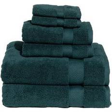 Polyester Towels Velvet Signature Solid Bath Towel Blue