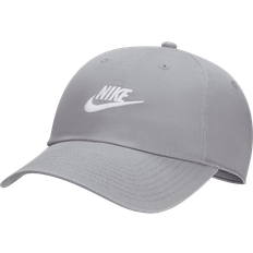 NIKE Men Caps NIKE Club Unstructured Futura Wash Cap - Particle Grey/White