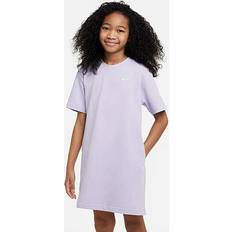 Kjoler Nike Older Girls Sportswear T-shirt Dress Light Purple, Light Purple, M=10-12 Years, Women M=10-12 YEARS Light Purple