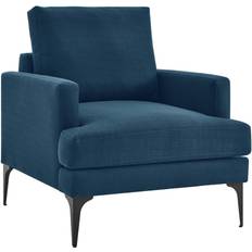 Blue Armchairs modway Evermore Upholstered Armchair