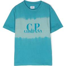 C.P. Company C.P. Company Kids logo-print cotton T-shirt kids Cotton yrs Blue