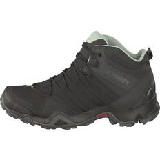 Adidas Grå Trekkingsko Adidas Terrex Ax2r Mid Gtx W Cblack/cblack/ashgrn