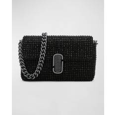 Marc Jacobs The Rhinestone J Mini Black Shoulder Bag Size: One Si