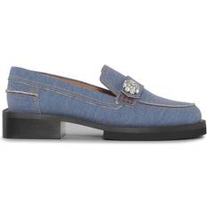 Loafers Ganni Jewel denim loafer