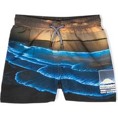Spandex Swim Shorts Molo ocean-motif swim shorts kids Nylon/Recycled Polyester/Spandex/Elastane 134-140 Blue