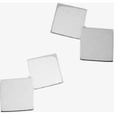 Silver Plated Cufflinks T.H.Baker Sterling Silver Square Plain Chain Cufflinks LC41 19S/P