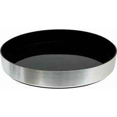 Aluminium - Sort Serveringsfade & Bakker Beaumont Sort Tjenerbakke Aluminium Effect Serveringsbakke