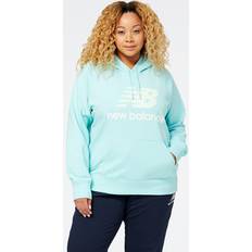 New Balance Sweaters New Balance Women's NB Essentials Pullover Hoodie in Blue Cotton, 2X