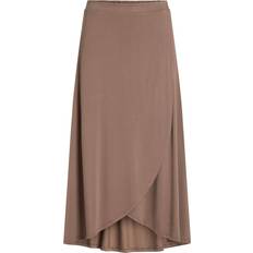 Tencel Skirts Vila Wrap Style Midi Skirt