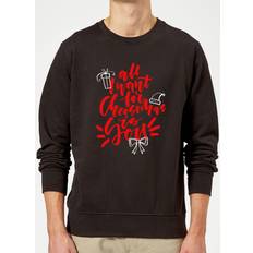 All want for Christmas Sweater Black